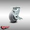Service Caster 5 Inch SS Thermoplastic Rubber Swivel Caster with Roller Bearing and Brake SCC SCC-SS30S520-TPRRD-TLB - alternate 4